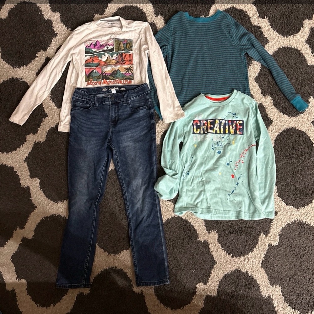 Kids Long Sleeves (3) and Jean bundle